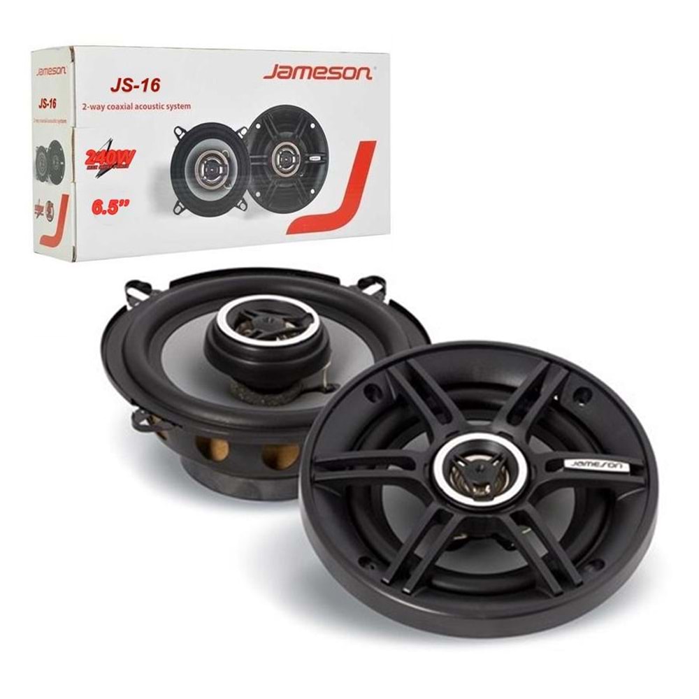 JAMESON JS-16 Oto Hoparlör 16cm 240 Watt 2 Adet