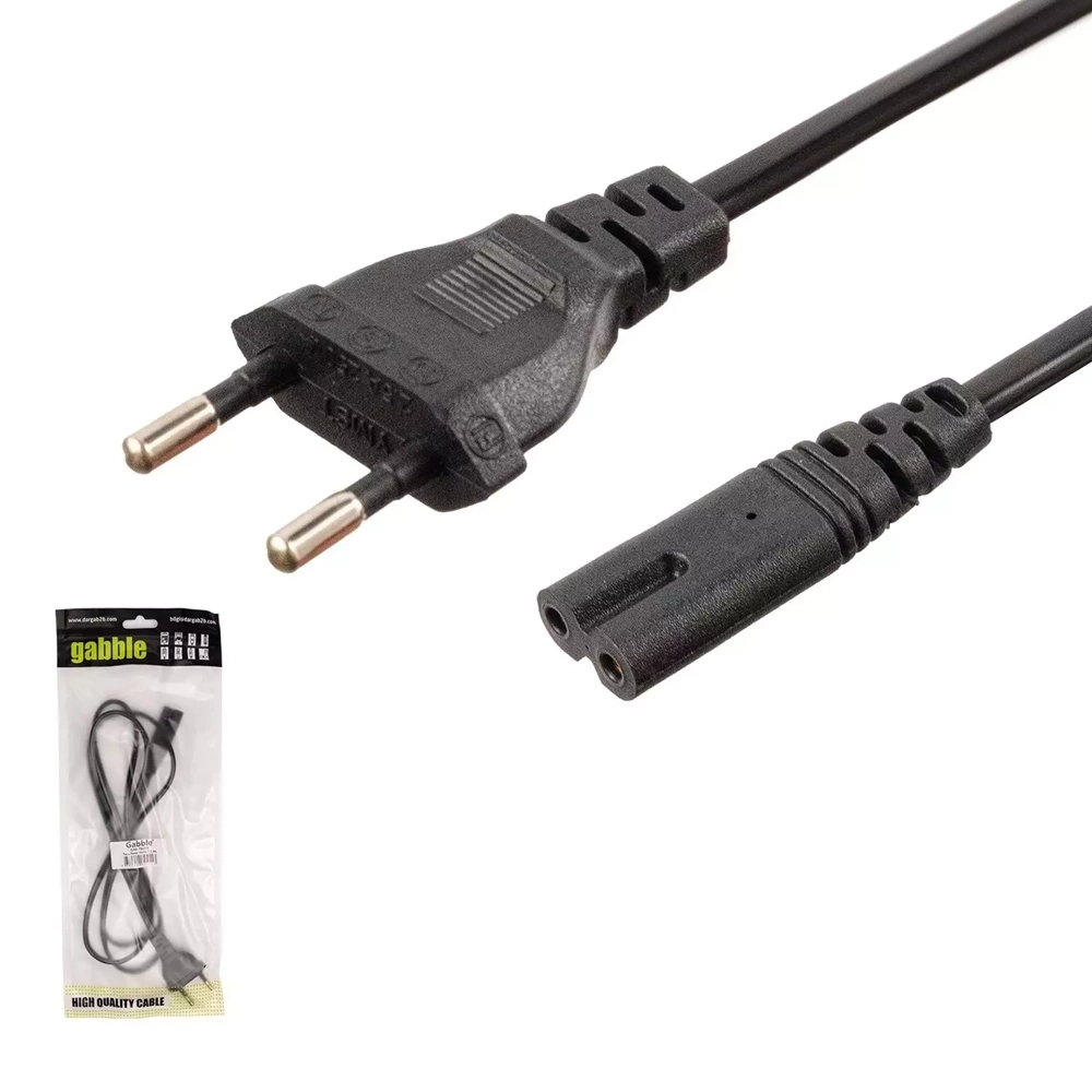 TEYP FİŞİ CEYRAN KABLOSU C7 SİYAH 1.5MT GABBLE GAB-TK015