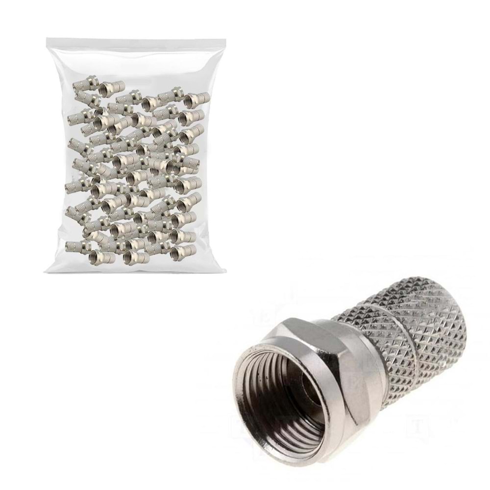 FULLY F KONNEKTÖR DAR MİNİ RG58 1,KALİTE (100 ADET)