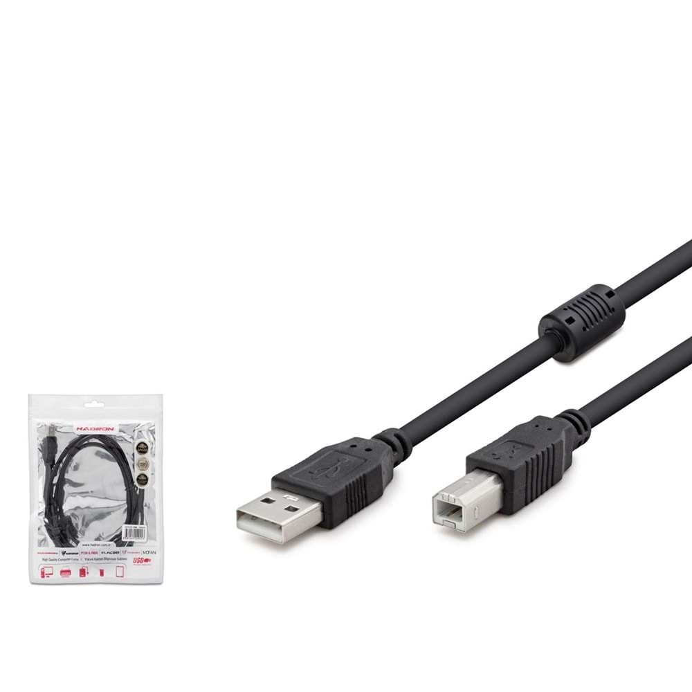 YAZICI KABLOSU USB 1,5MT HADRON HDX-7505