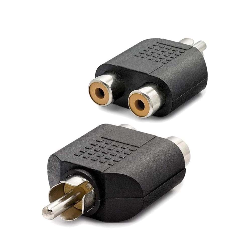 ÇEVİRİCİ JACK 1RCA ERKEK TO 2RCA DİŞİ FF0023