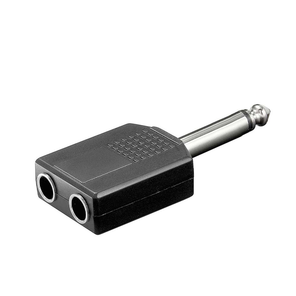 ÇEVİRİCİ JACK 6,3MM MONO ERKEK TO 6,3MM 2 DİŞİ