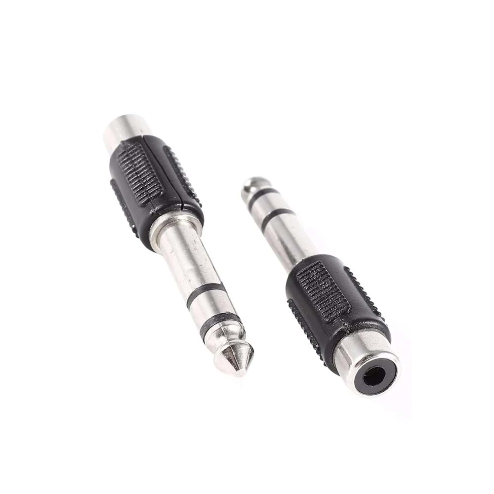ÇEVİRİCİ JACK 6,3MM ERKEK STEREO TO RCA DİŞİ POLAXTOR DY-2278