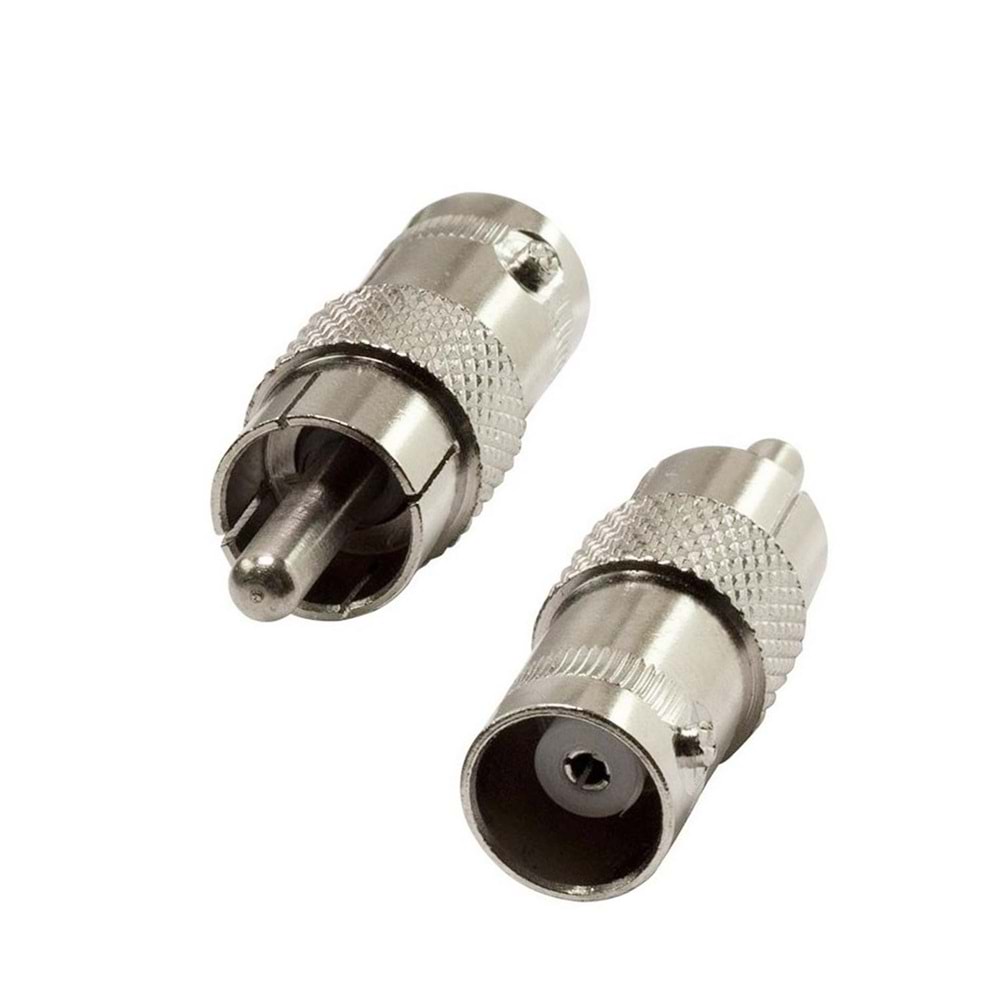 BNC DİŞİ RCA ERKEK METAL