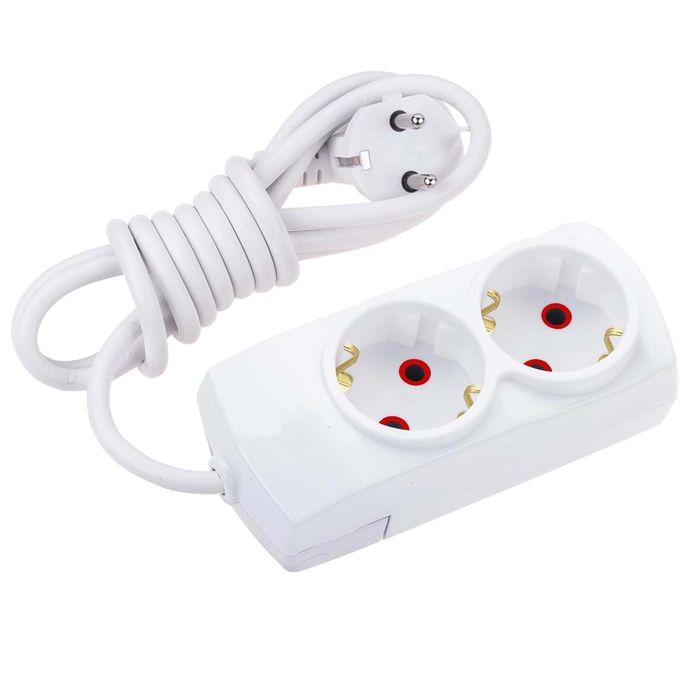 MİRSA 7720005 2Li Grup Priz Topraklı 5 Metre