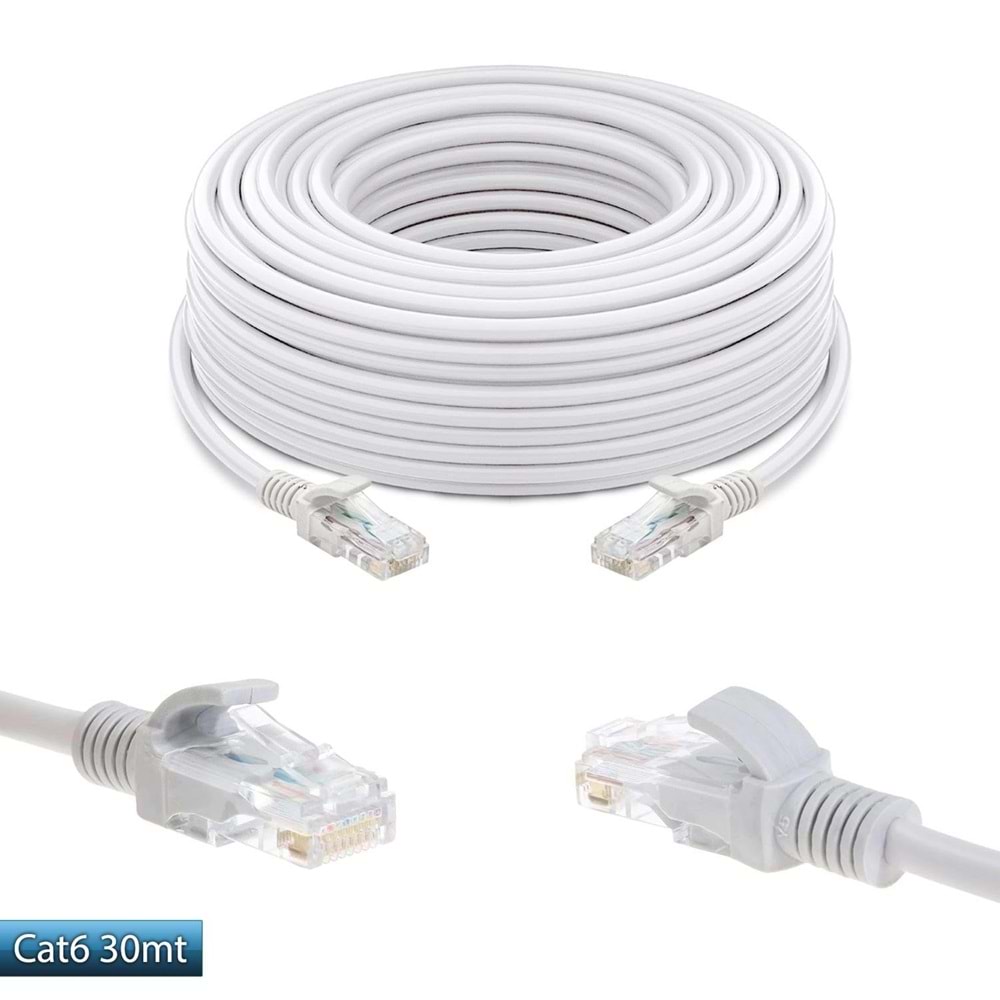 GABBLE GAB-C630 Cat6 Patch Network Ethernet Kablo 30 Metre
