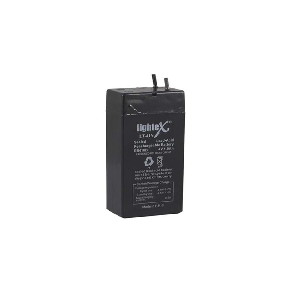 AKÜ 4V 1,0A IŞILDAK FENER (3,5X6,2X2CM) LİGHTEX LT-41N
