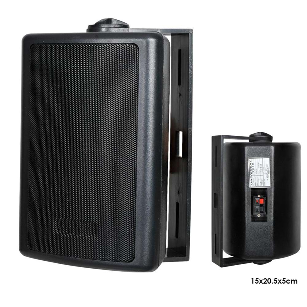 UNIVERSAL CTR-4BT Sütun Hoparlör 10cm 100 Watt Trafolu Siyah 1 Adet