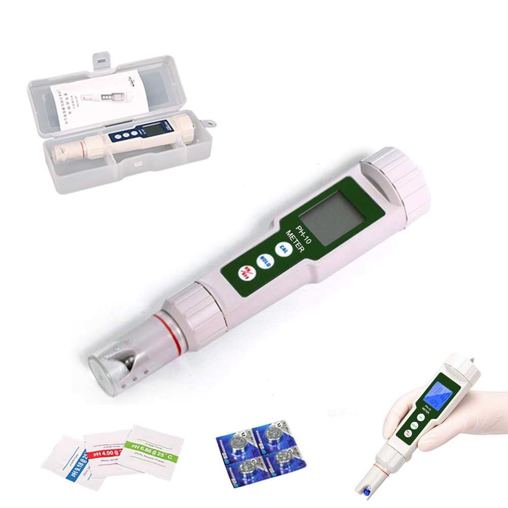 TT-ECHNI-C PH-10 Ph Metre Su Kalitesi Ölçü Aleti Dijital