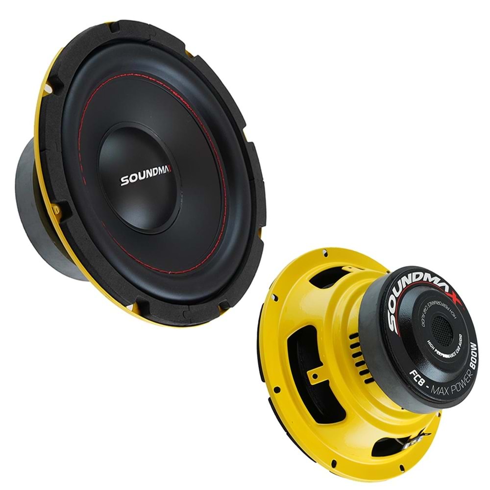 SOUNDMAX SX-FC8 Oto Bass Subwoofer 20cm 800 Watt 1 Adet