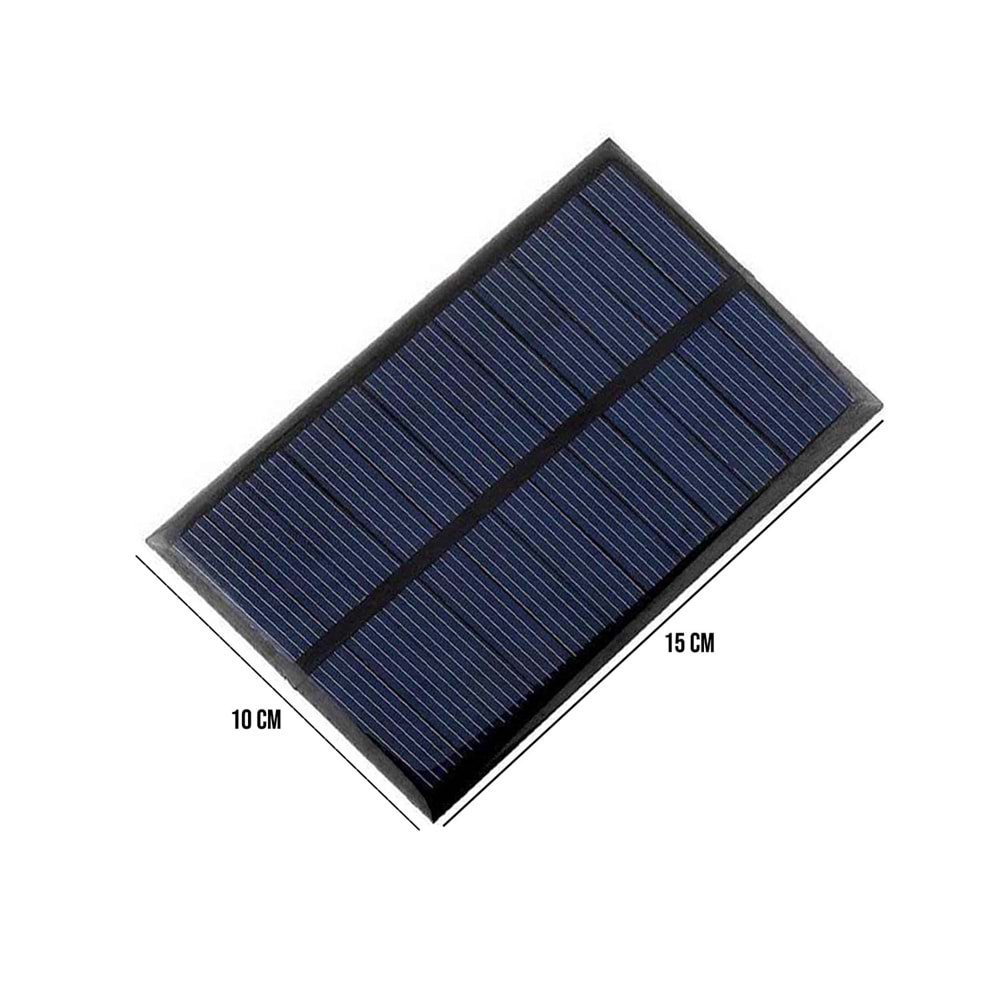 SOLAR PANEL DENEY GÜNEŞ ENERJİ 6V 3W (150X100MM)