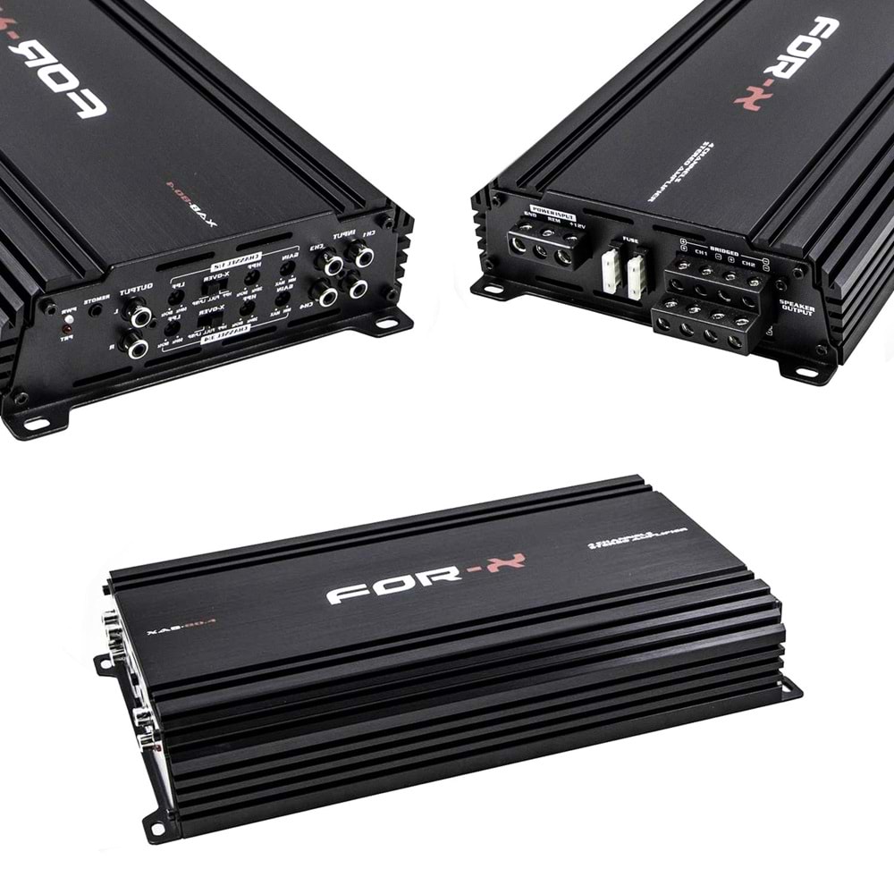 OTO ANFİ 320W 4 KANAL BASS KONTROL FOR-X XAB-80,4