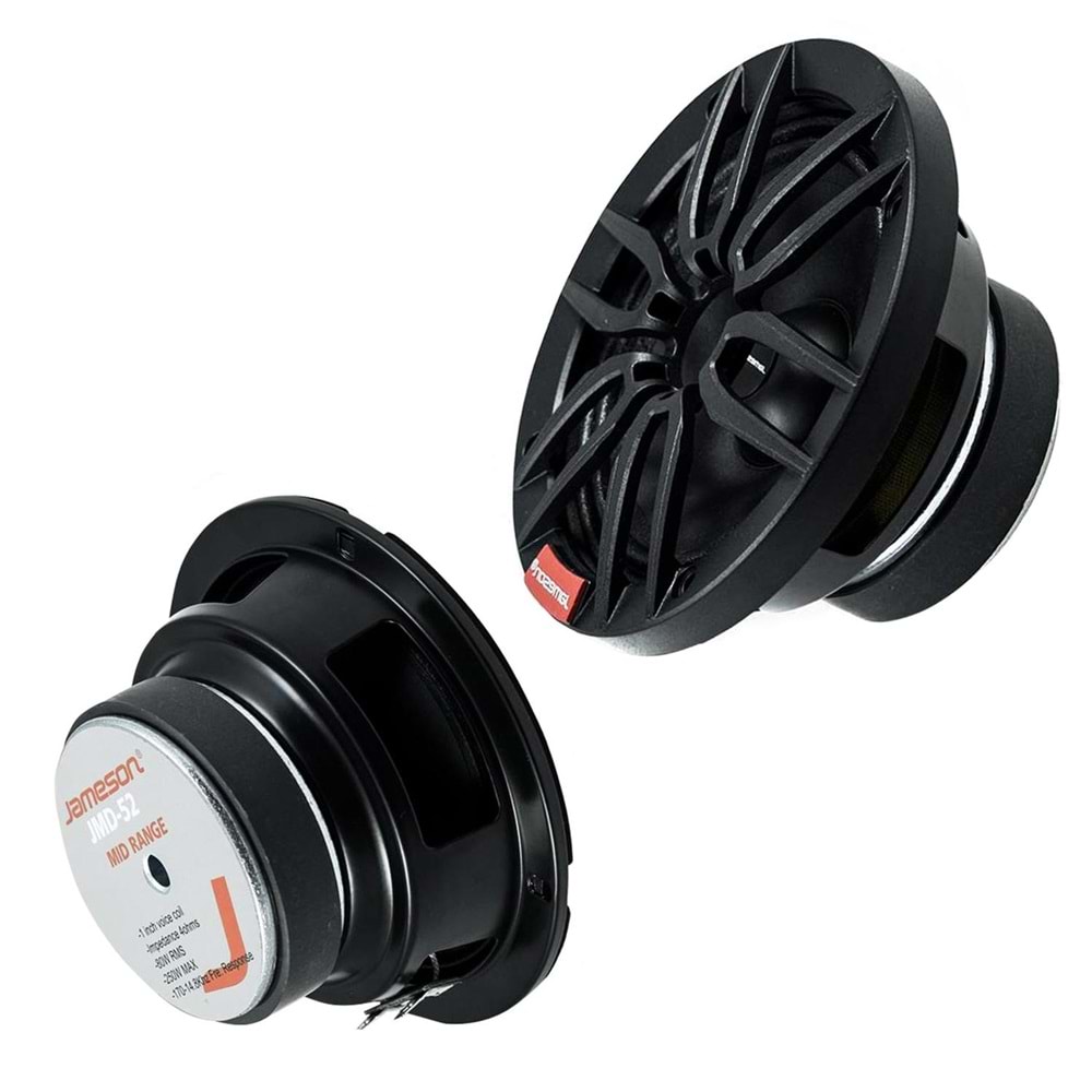 JAMESON JMD-52 Oto Midrange 13cm 250 Watt Kapaklı 2 Adet