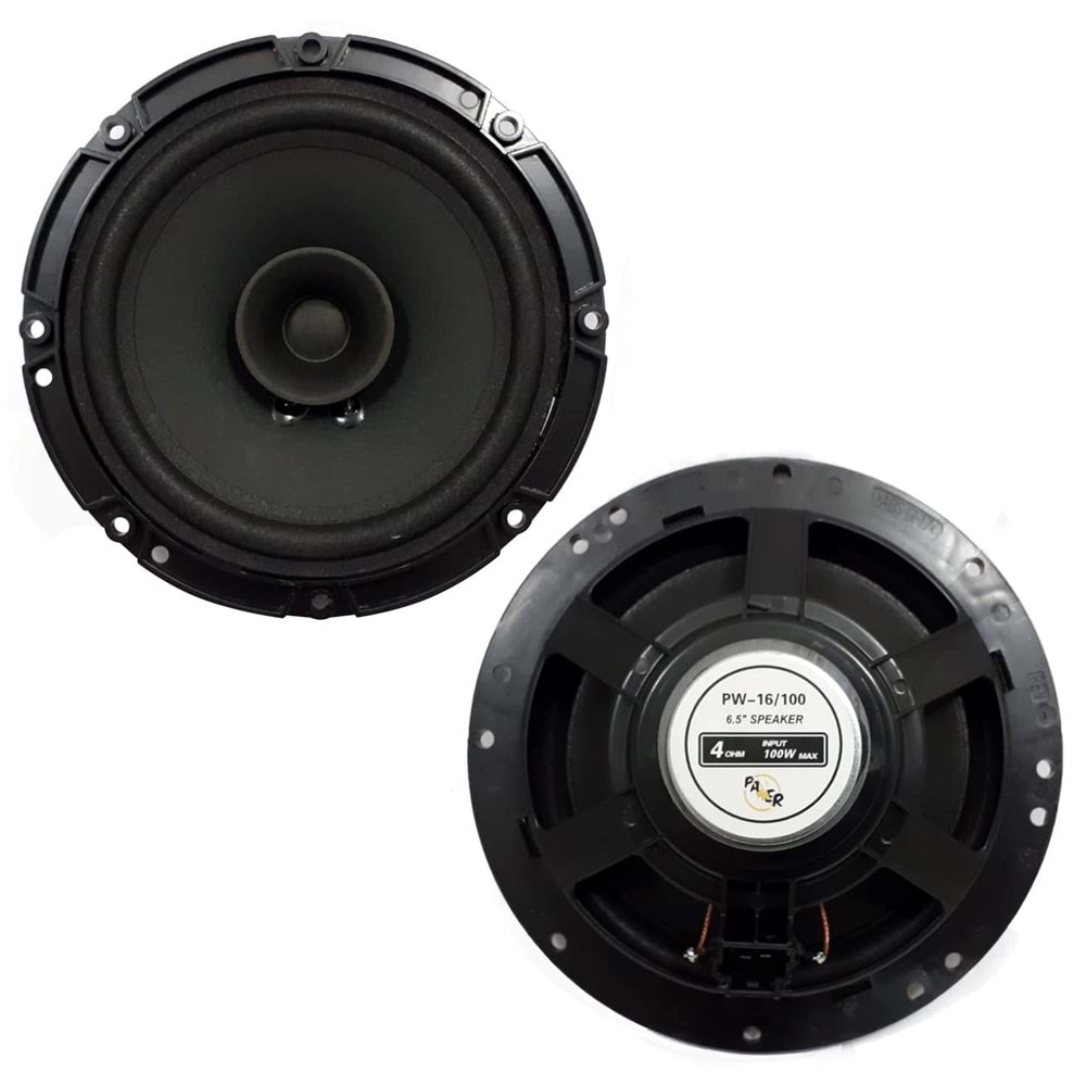 PAWER PW-16/100 Oto Hoparlör 16cm 100 Watt 1 Adet
