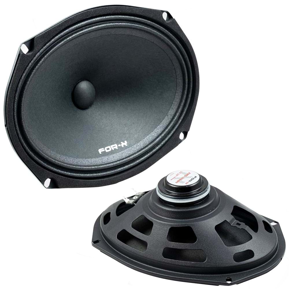 FOR-X XMD-1069N Oto Midrange Oval 6X9 İnç 180 Watt 2 Adet