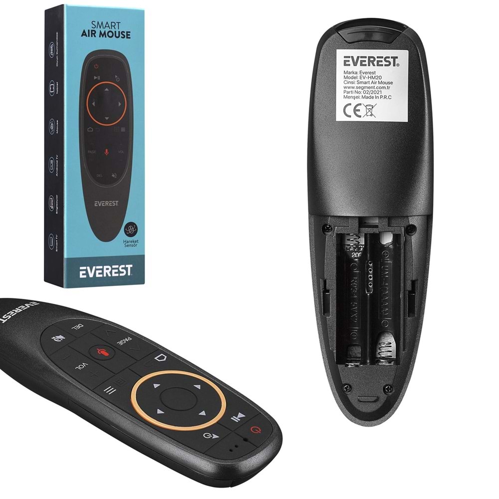 AKILLI KUMANDA SMART TV FLY AIR MOUSE SESLİ KOMUT TV PC TELEFON