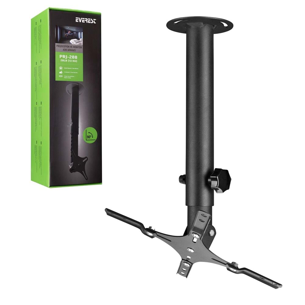 EVEREST PRJ-288 Projeksiyon Askı Aparatı Teleskopik 30-60cm