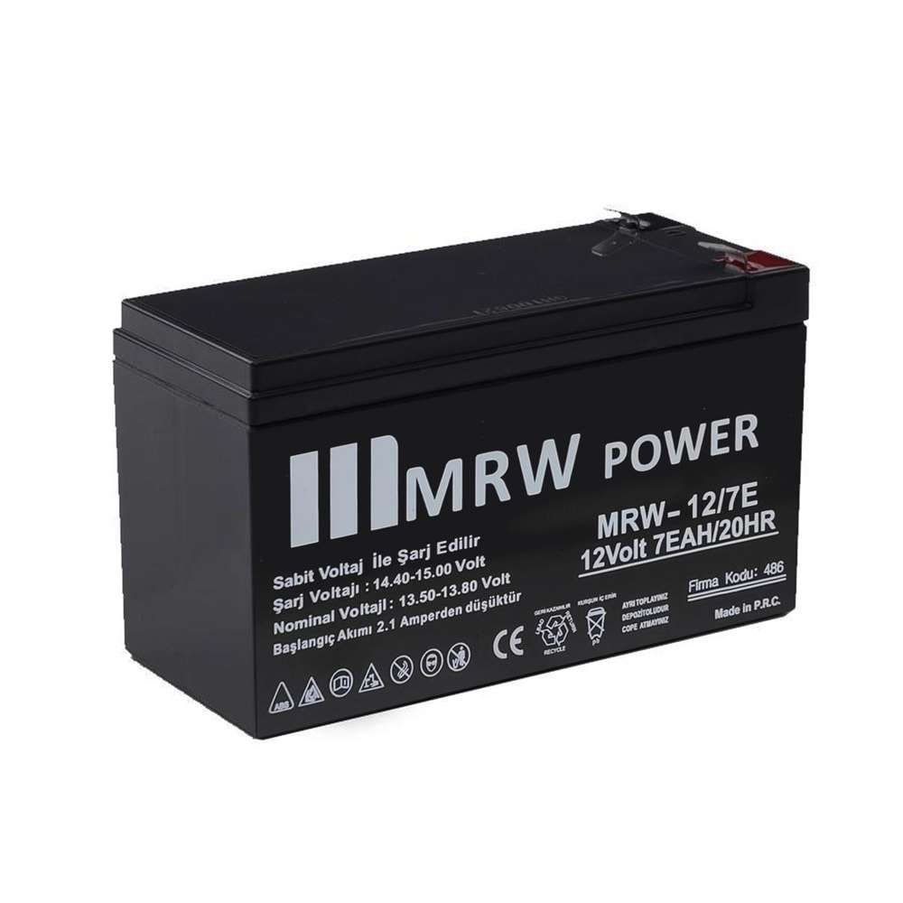 AKÜ 12V 7A (15X6,5X9,5CM) MRW