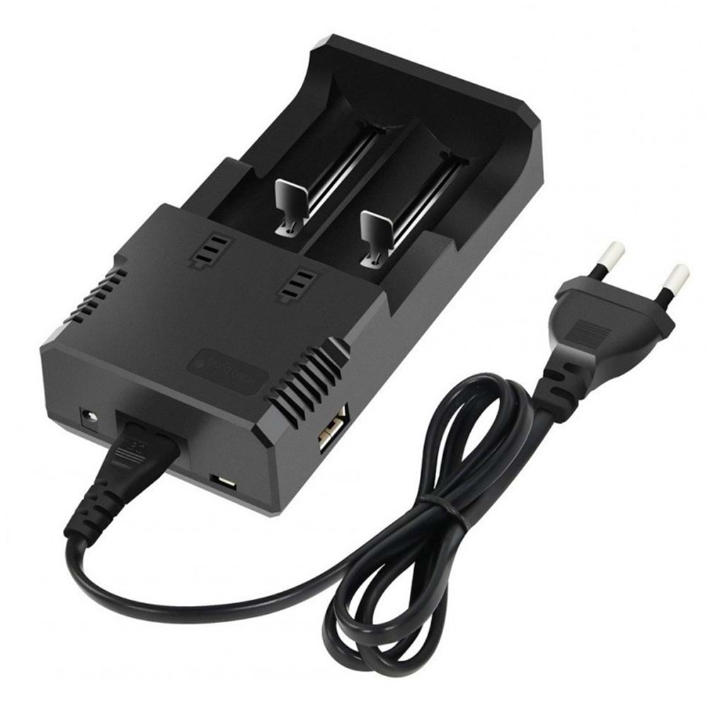 NARİTA HD-8863 Pil Şarj Aleti 2Li 600mah Usb 18650-26650-16340-14500-AA-AAA
