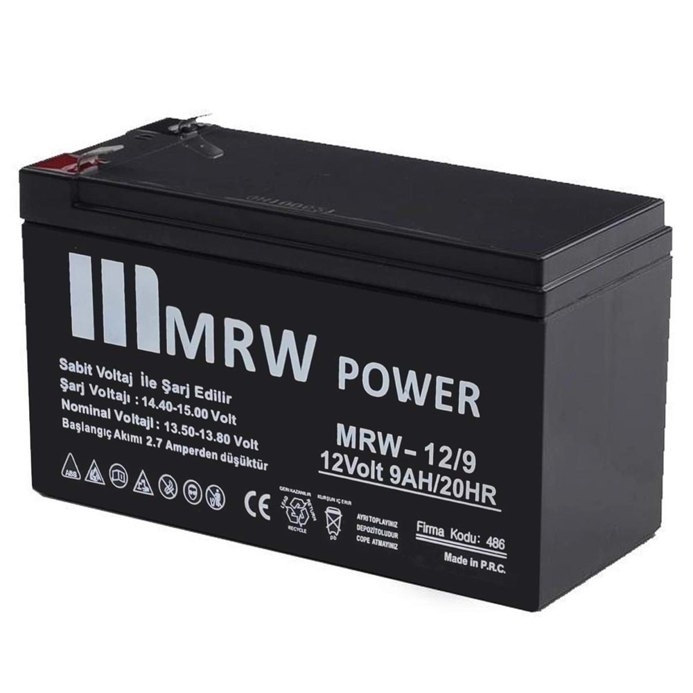 AKÜ 12V 9A (15X6,5X9,5CM) MRW