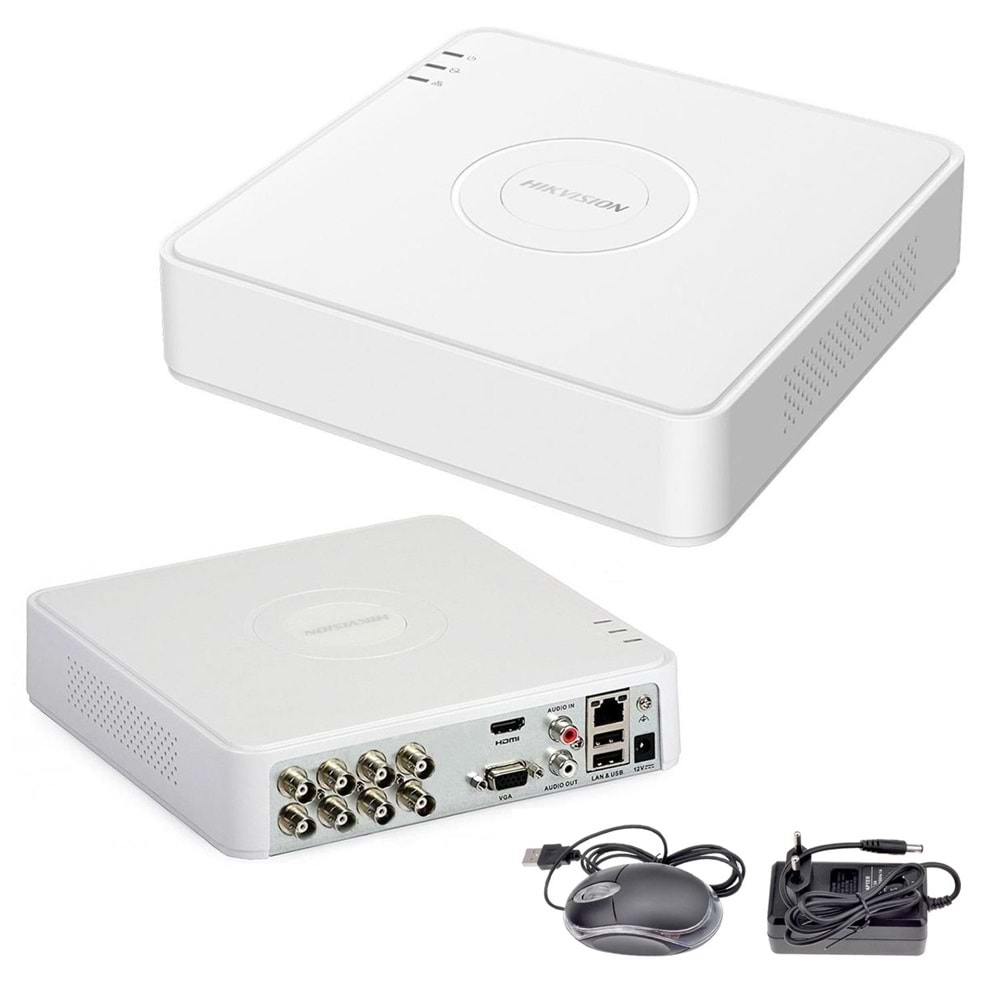 HIKVISION DS-7108HGHI-K1 Ahd Dvr Kayıt Cihazı 8 kanal 5mp