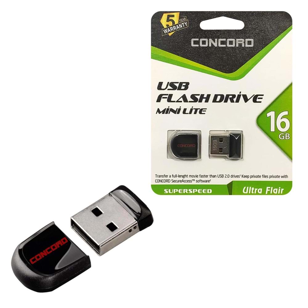 CONCORD C-UML16 Usb Flash Bellek Mini Lite 16GB