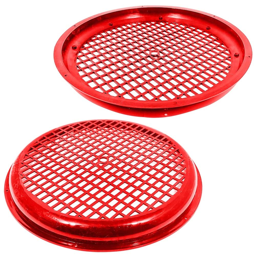 Woofer Kapağı 30cm Kırmızı Plastik 1 Adet