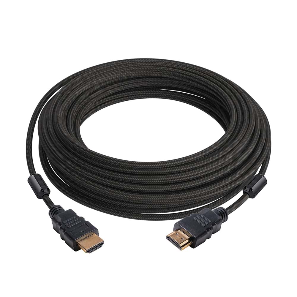 GABBLE GAB-15 Hdmi Kablo 1,4V 4K Örgülü 15 Metre