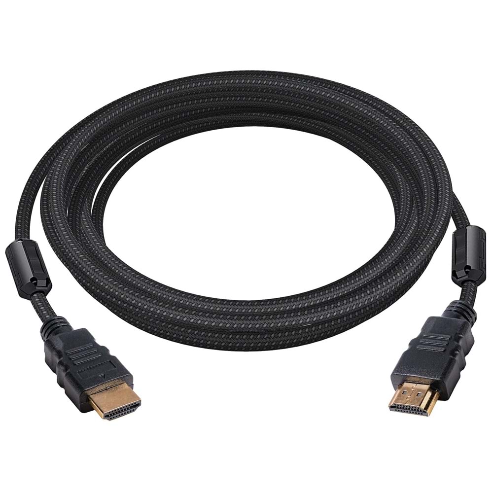 GABBLE GAB-03 Hdmi Kablo 1,4V 4K Örgülü 3 Metre