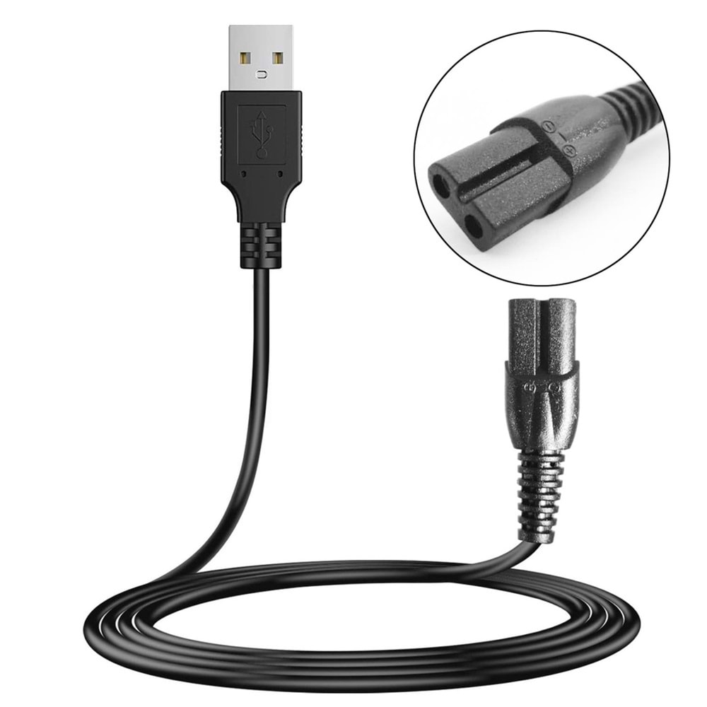 TIRAŞ KABLOSU USB 1MT SİYAH NO10 G-53510