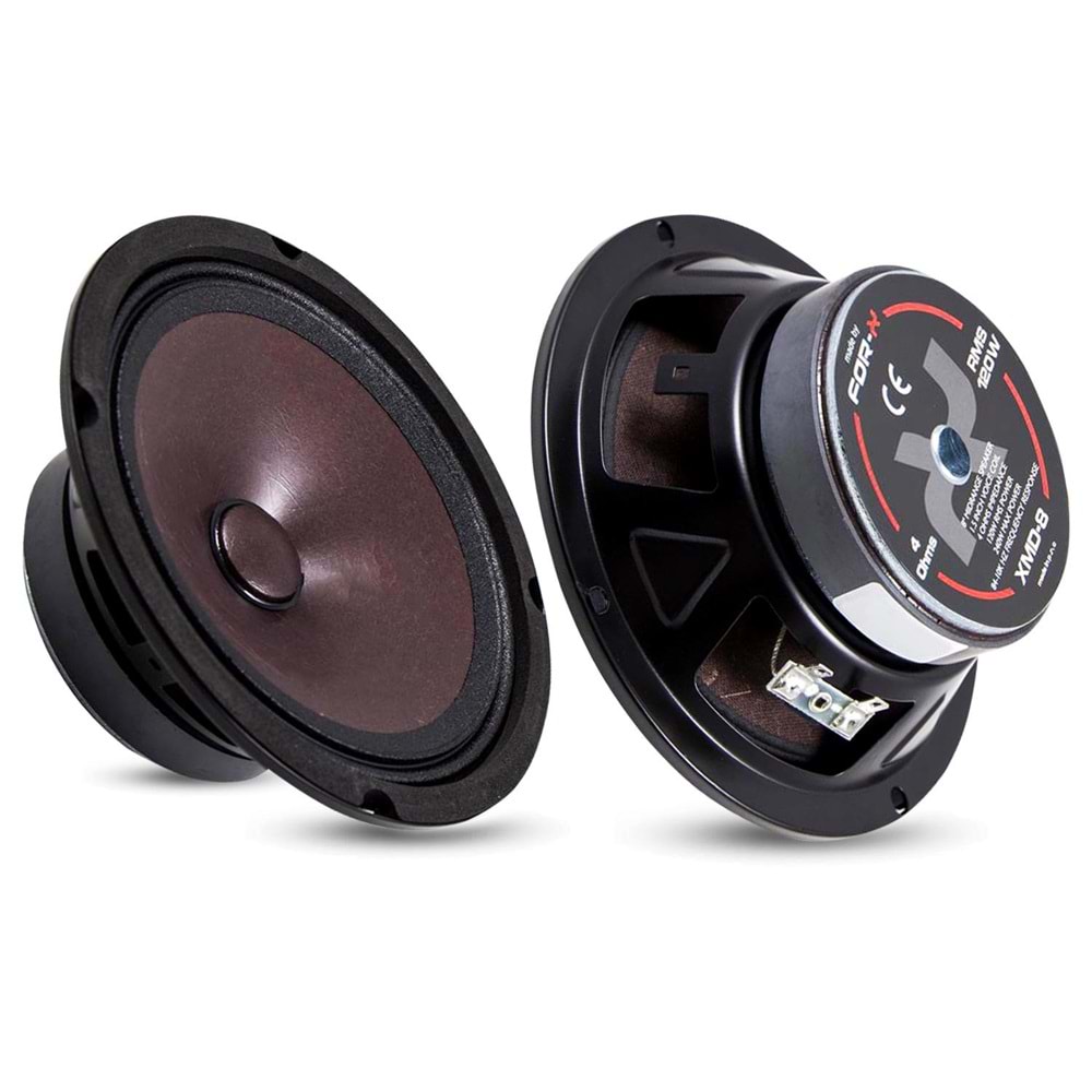 FOR-X XMD-8 Oto Midrange 20cm 240 Watt Kapaklı 2 Adet