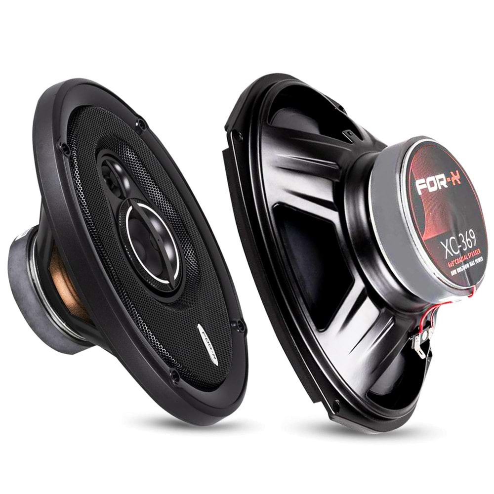 FOR-X XC-369 OTO HOPARLÖR OVAL 6X9 240W 2 ADET KAPAKLI