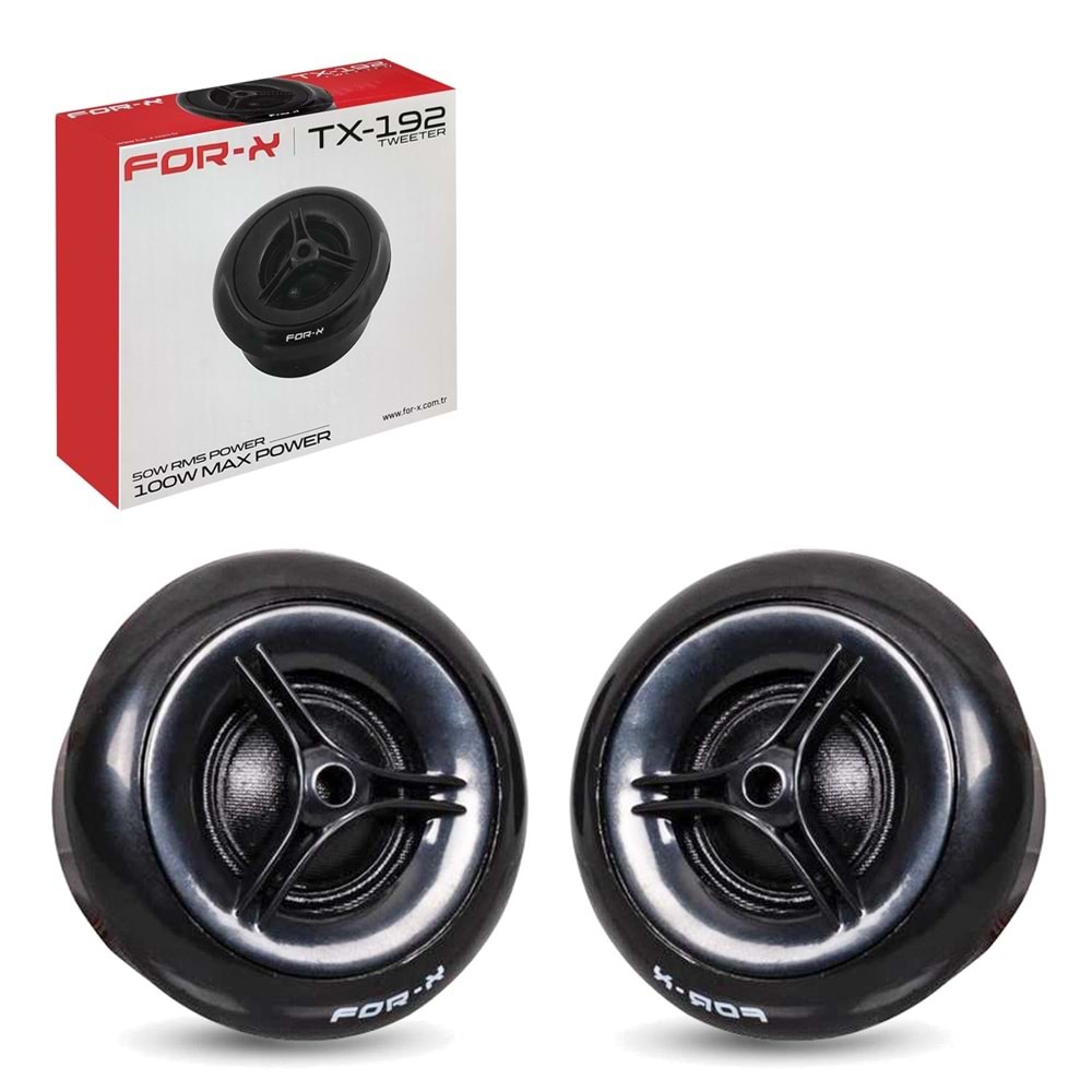 TWEETER 5CM 100W 2 ADET FOR-X TX-192