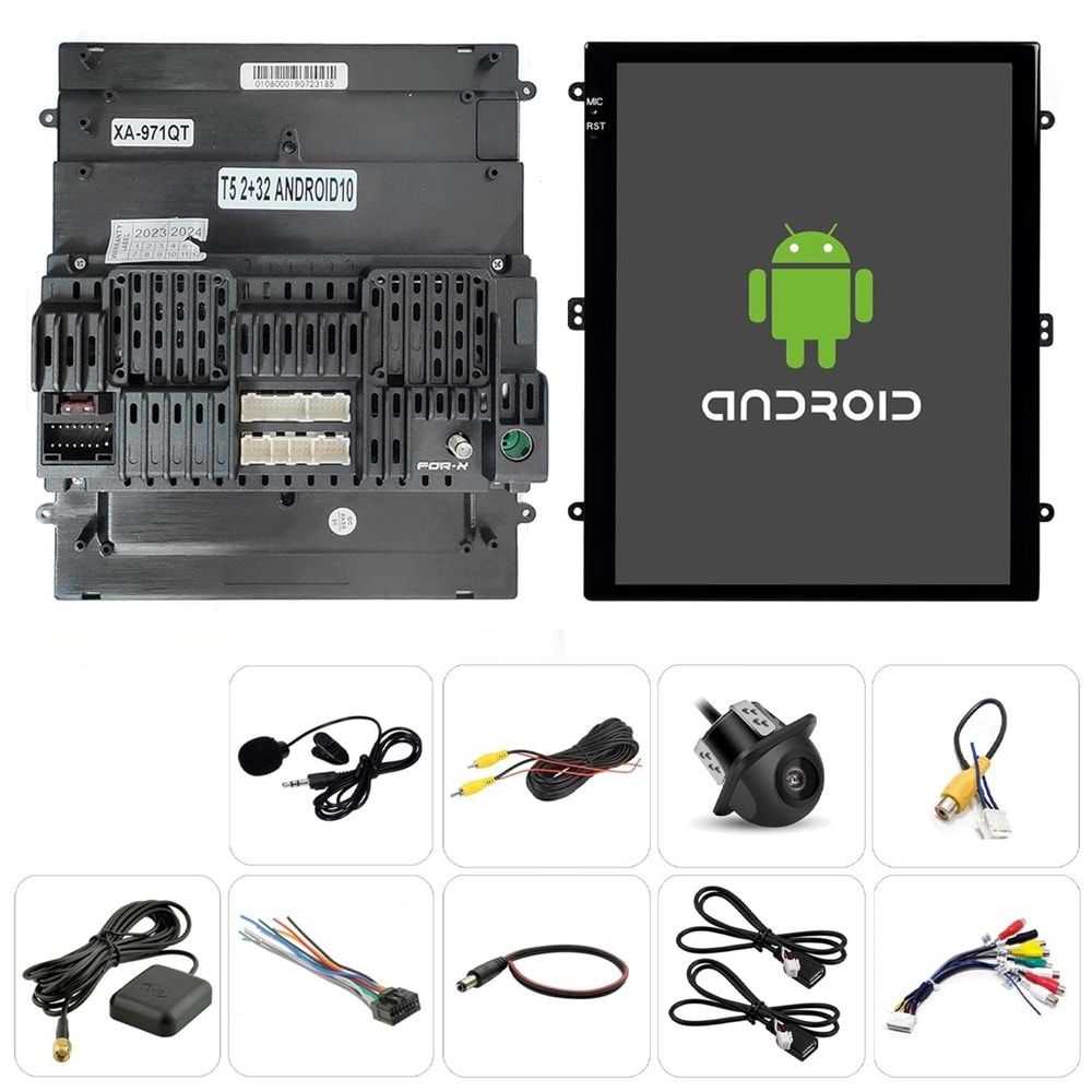 TABLET MULTİMEDYA ANDROID 9,7 2+32GB CARPLAY FOR-X XA-971QT