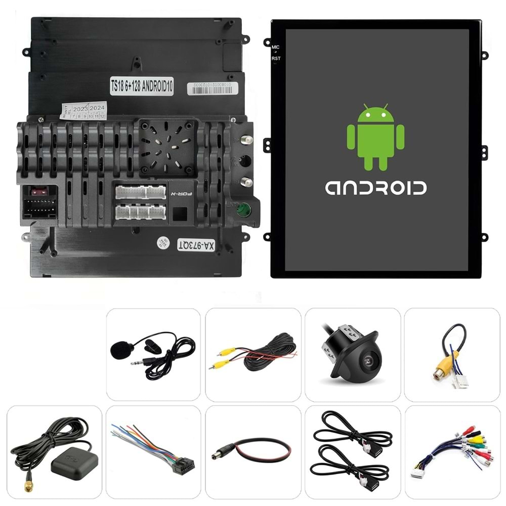 TABLET MULTİMEDYA ANDROID 9,7 6+128GB CARPLAY FOR-X XA-973QT