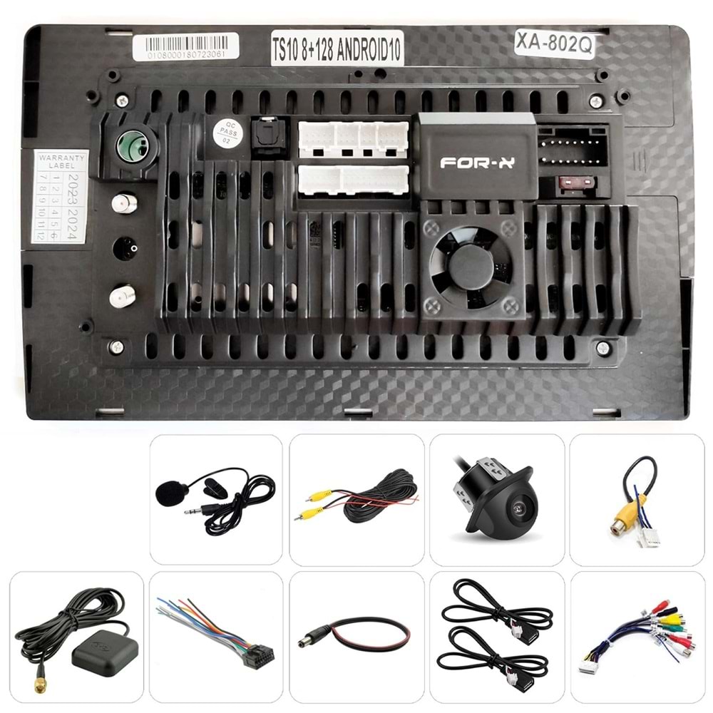 TABLET MULTİMEDYA ANDROID 10,1 8+128GB CARPLAY FOR-X XA-802Q