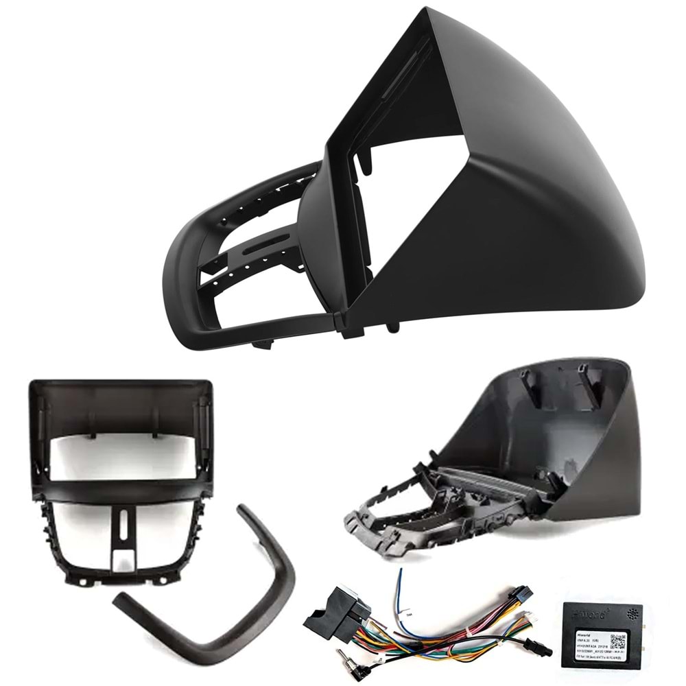 OTO TABLET ÇERÇEVE 9 PEUGEOT 207 (2006-2013) NEWFRON CR-167B