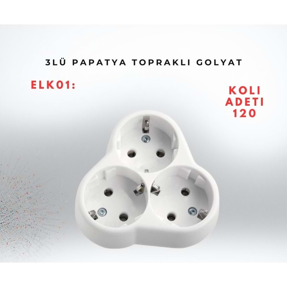 3LÜ GOLYAT TOPRAKLI PAPATYA TİP