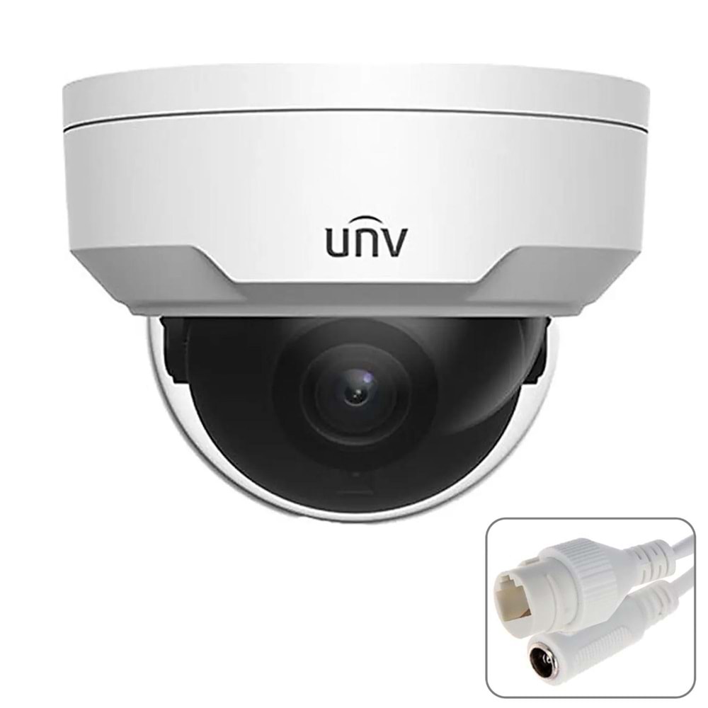UNIVIEW IPC-322CR3-VSPF28-A Poe Dome Ip Kamera 2mp 2,8mm