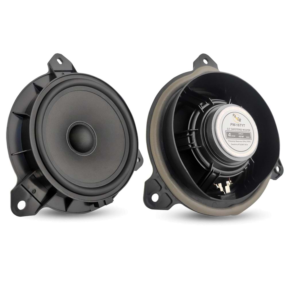 PAWER PW-16TYT Oto Hoparlör 16cm 40 Watt Toyota 1 Adet