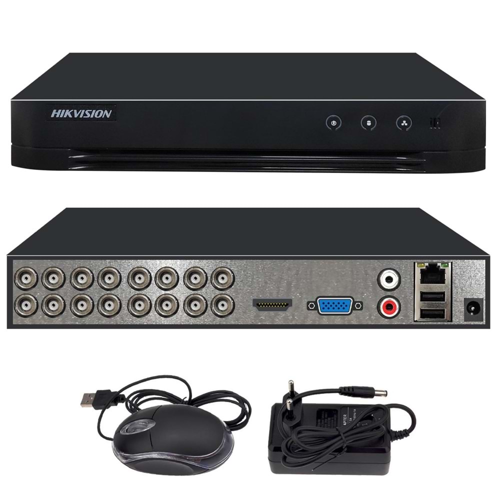 HIKVISION DS-7216HGHI-K1 Ahd Dvr Kayıt Cihazı 16 kanal 5mp