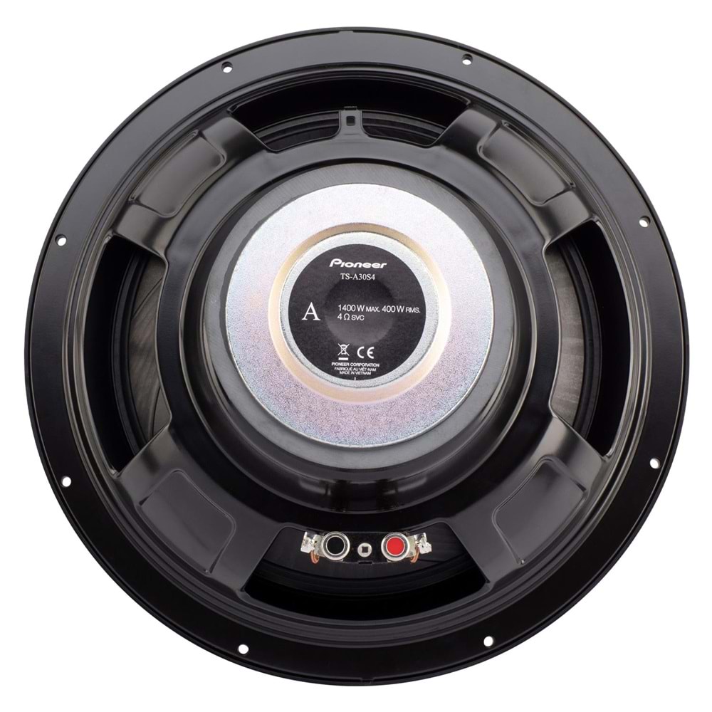 PIONEER TS-A30S4 Oto Bass Subwoofer 30cm 1400 Watt 1 Adet