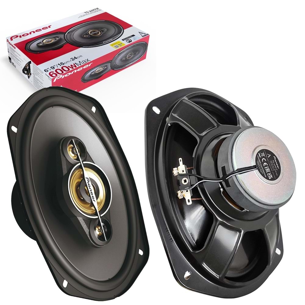 PIONEER DİGİCOM TS-A6971F Oto Hoparlör Oval 6X9 İnç 600 Watt 2 Adet