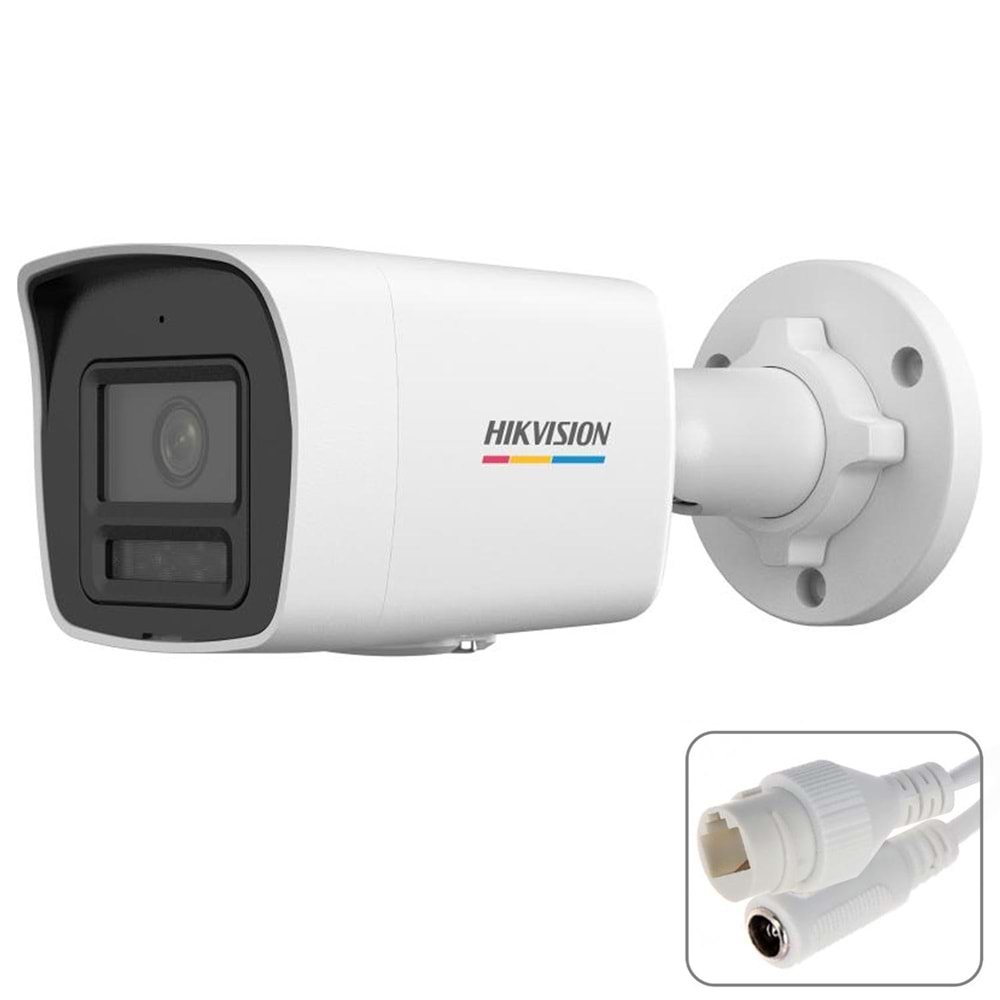 HIKVISION DS-2CD1047G2H-LIUF Bullet Ip Kamera 4mp 2,8mm Hibrit Renkli Gece Görüş Metal Dış Mekan