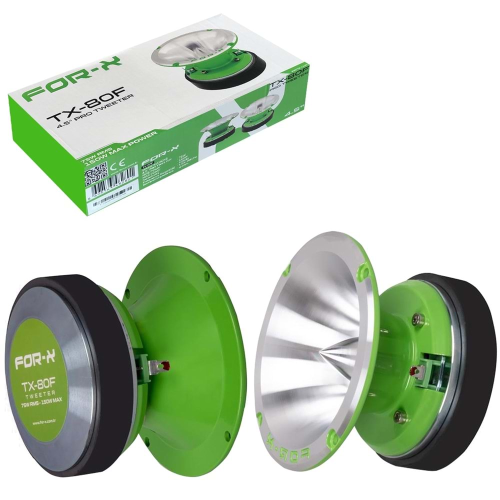 FOR-X TX-80F Tweeter 4,5 İnç 150 Watt 2 Adet