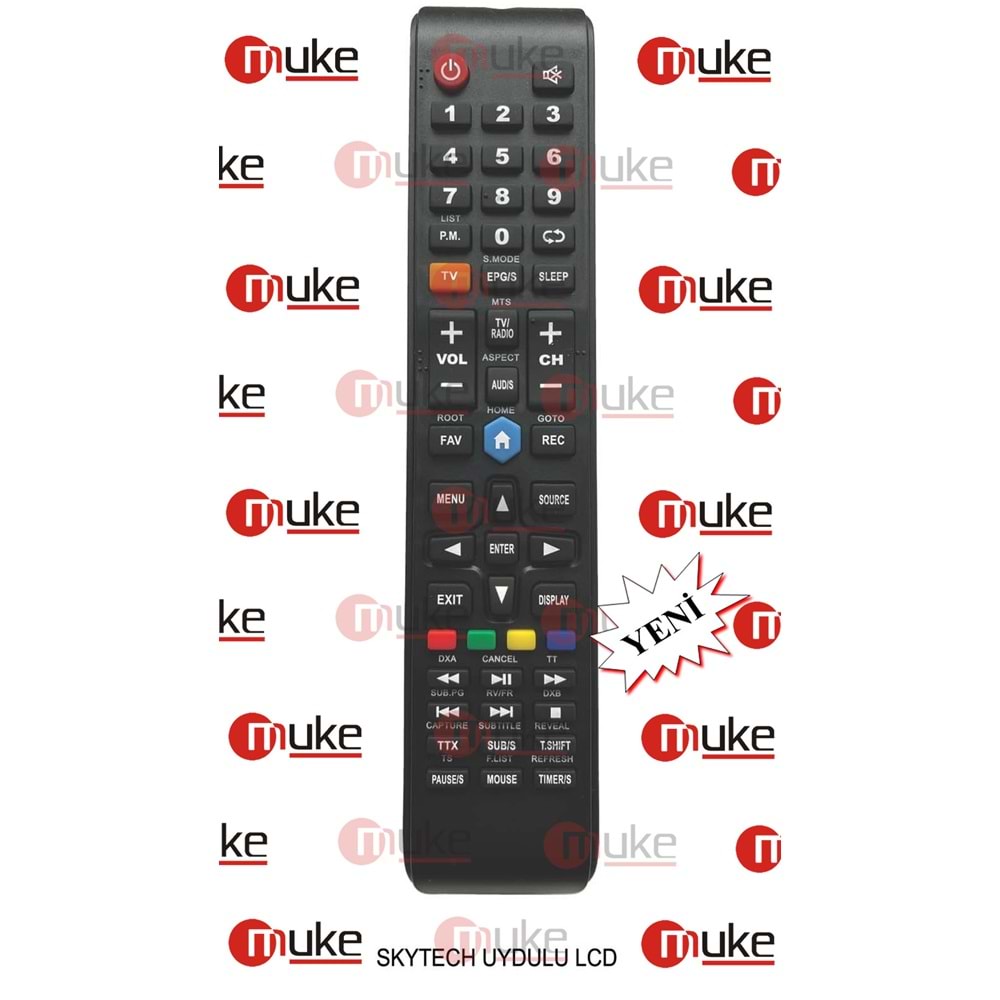 MUKE ML0198 SKYTECH MAVİ HOME TUŞLU SMART TV KUMANDASI
