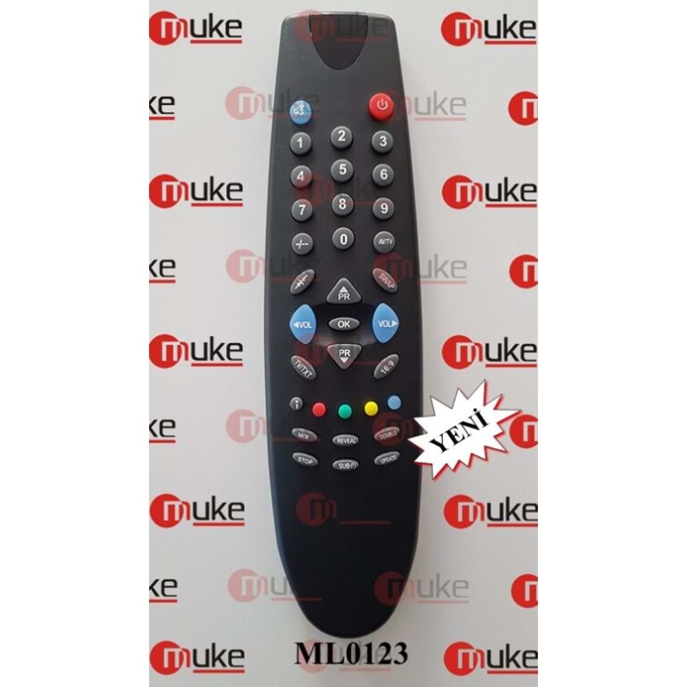 MUKE ML0123 ARÇELİK/BEKO 12,3-OKLU LCD LED TV KUMANDASI