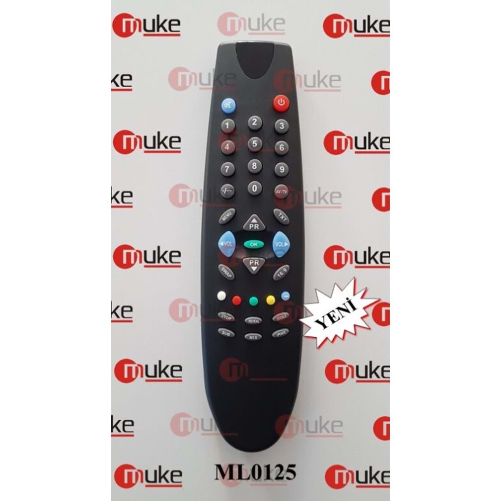 MUKE ML0125 ARÇELİK/BEKO 12,5-SİYAH LCD LED TV KUMANDASI