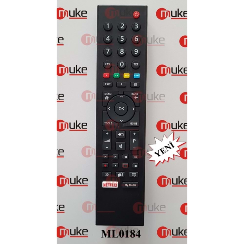 MUKE ML0184 ARÇELİK/BEKO/GRUNDİG NETFLİX TUŞLU SMART TV KUMANDASI