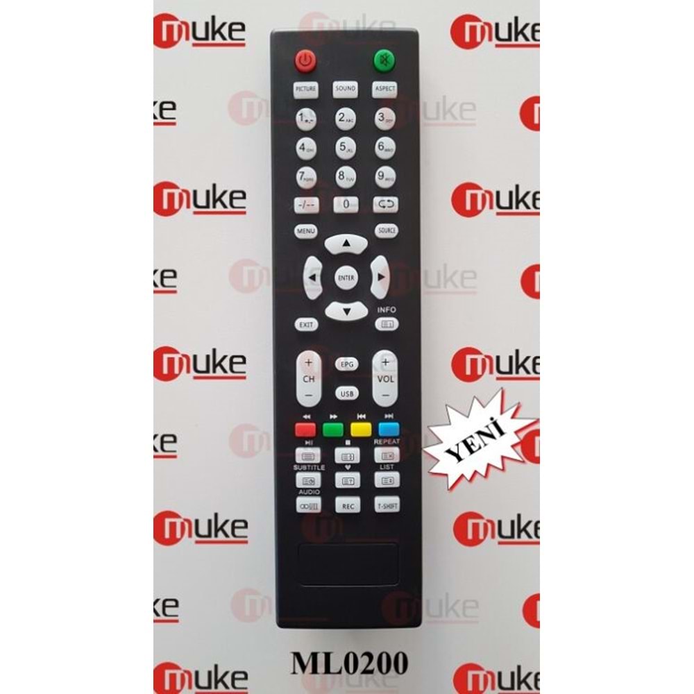 MUKE ML0200 AWOX-PREMİER KUMANDASI LCD LED TV KUMANDASI